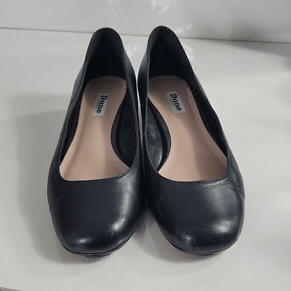 Dune London Black Gem Heeled Closed Toe Shoe - Picture 4 of 10